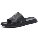 Cowhide Summer Beach Slides