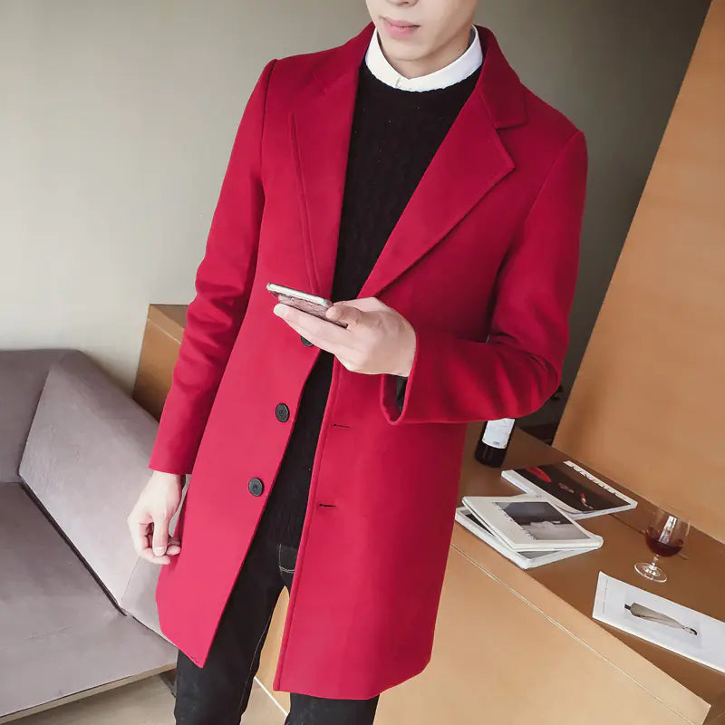 Woolen Trench Coat