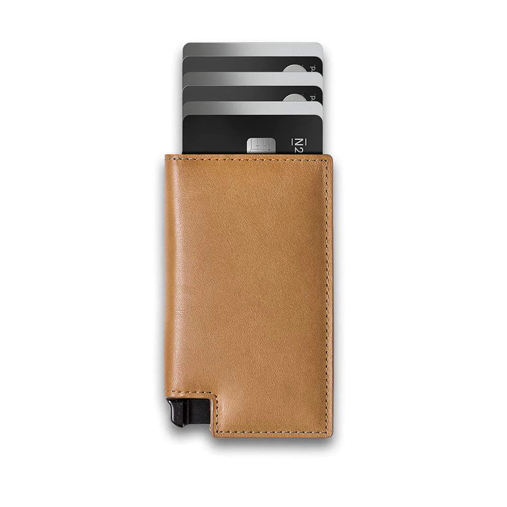 Leather RFID Secure Card Holder