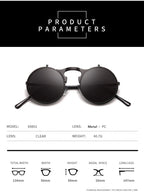 Flip-Up Retro Sunglasses