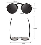 Flip-Up Retro Sunglasses