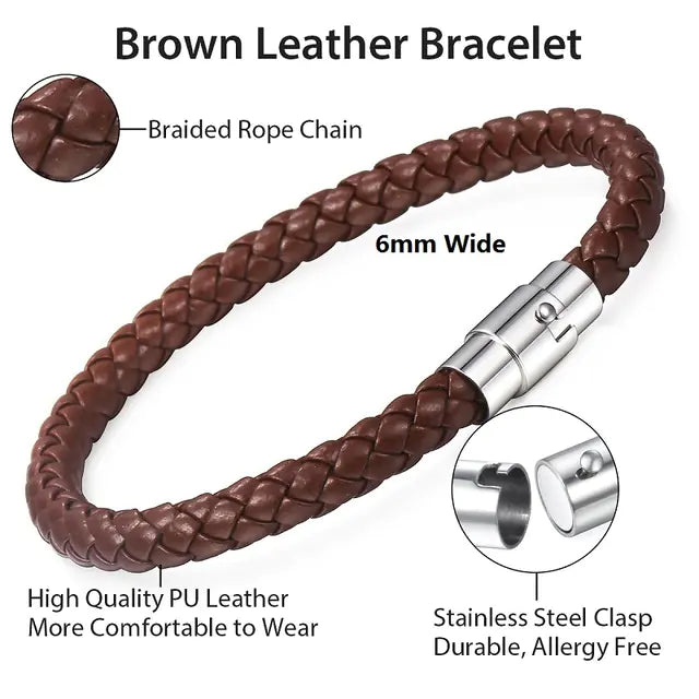 Handwoven Leather Bracelets