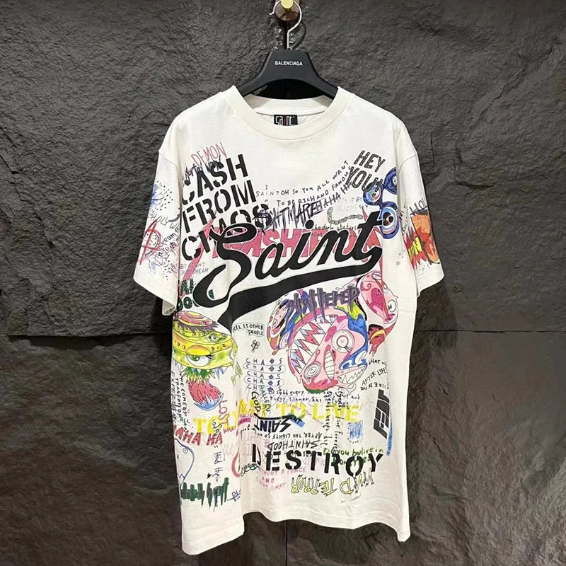 SAINT MICHAEL Retro Soft Tees