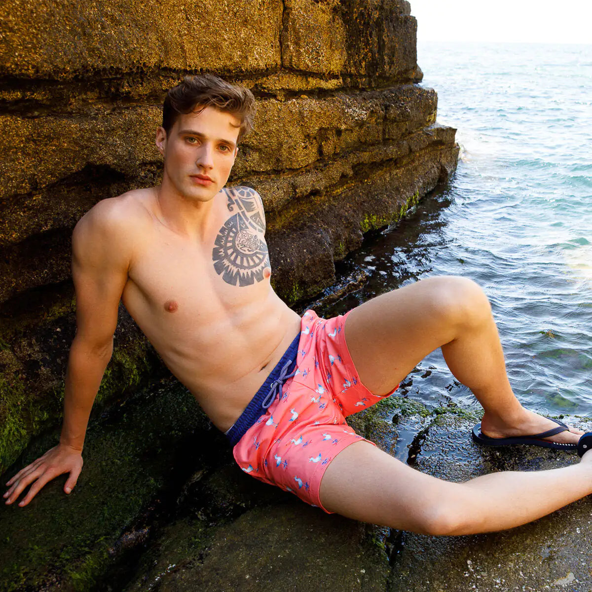 Anemoss Coastal Breeze Men's Swim Shorts