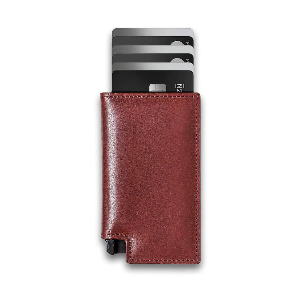 Leather RFID Secure Card Holder