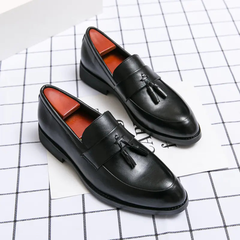 Tassel Leather Loafers