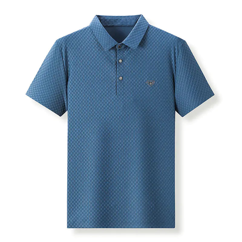 Summer Stretch Polo Shirt - Lightweight Short Sleeve