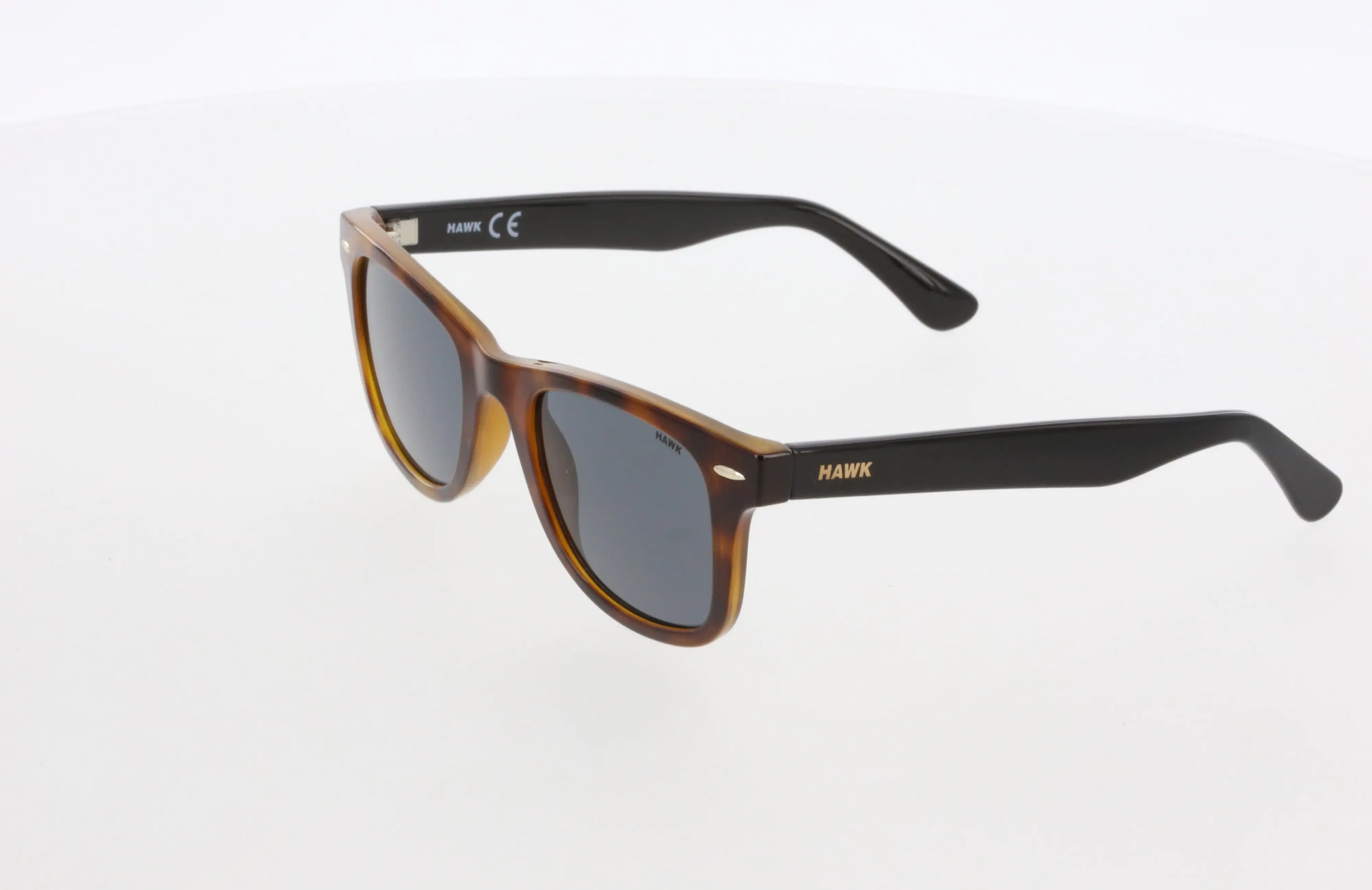 Hawk 2116 Geometric Brown Sunglasses
