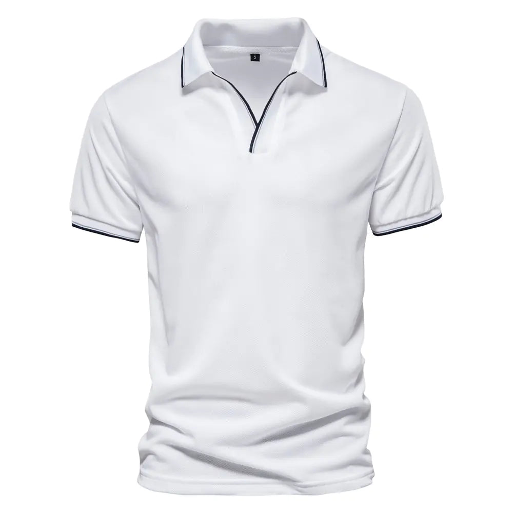 Summer V-Neck Men's Polo Essentials