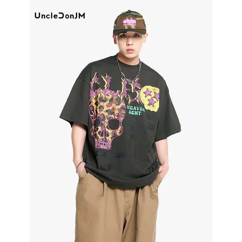 Leopard Skull Statement Tee