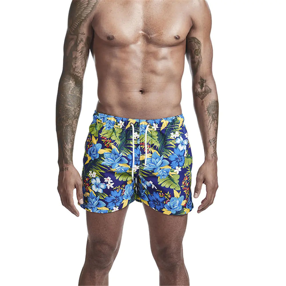 Men's Trendy Printed Swim Trunks