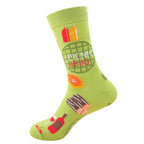 Santa Elk Cartoon Cotton Socks