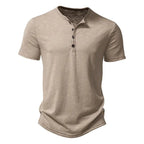 Summer Breeze Cotton Henley Polo