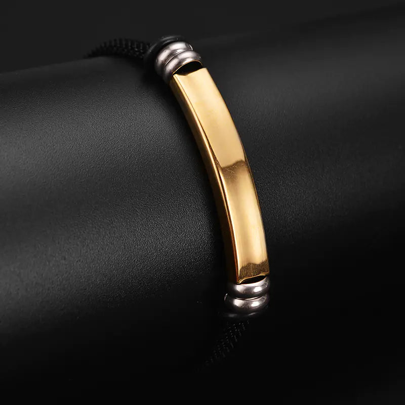 Vintage Stainless-Steel Bracelet