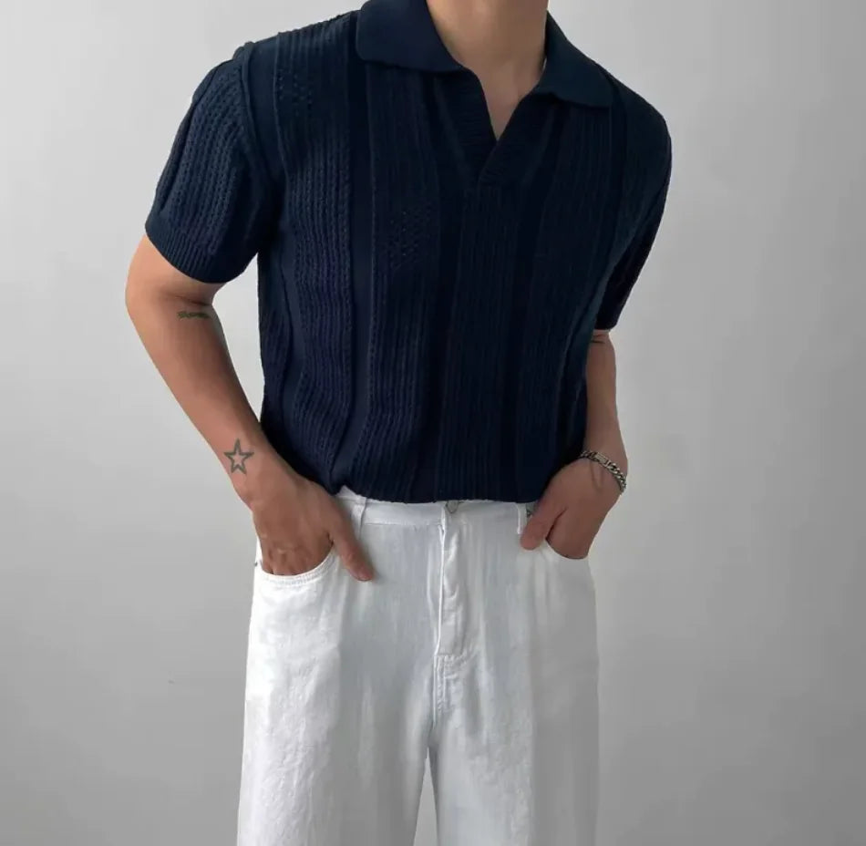 Breathable Mesh Polo Tee