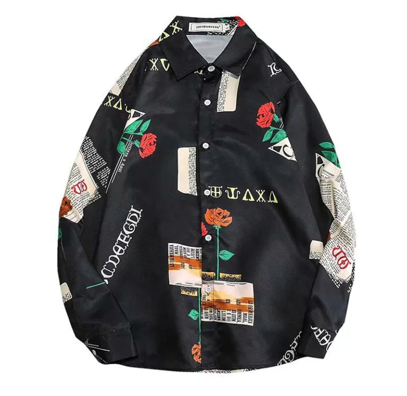 Korean Style Men's Casual Long-Sleeve