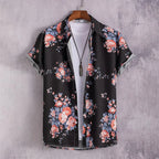 Men's Tropical Short Sleeve Oversized Shirts