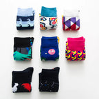 Modern Geometric Cotton Socks