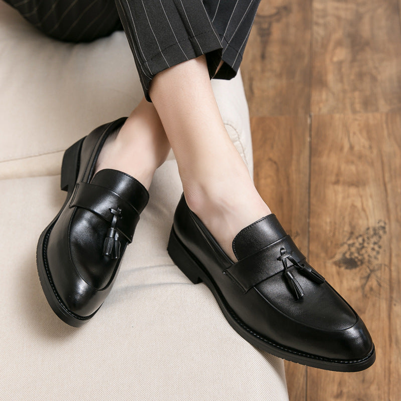 Tassel Leather Loafers