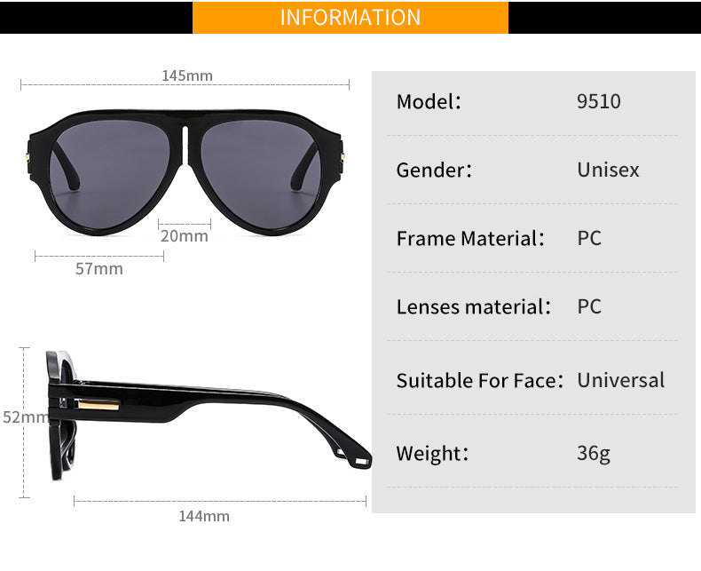 RetroFlex Round Sunglasses