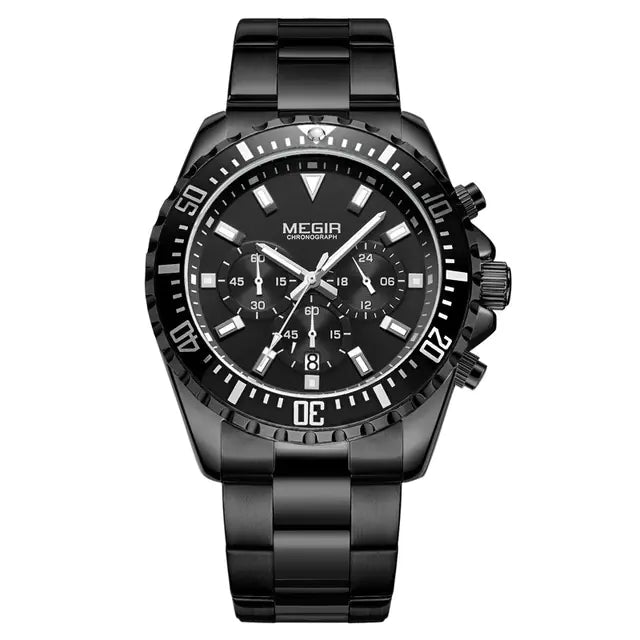 MEGIR Men's Sleek Chrono Watch 2064