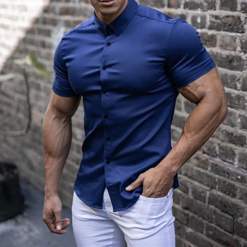 Men's Flexi-Stretch Business Shirt