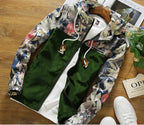 Floral Camo Baseball Jacket