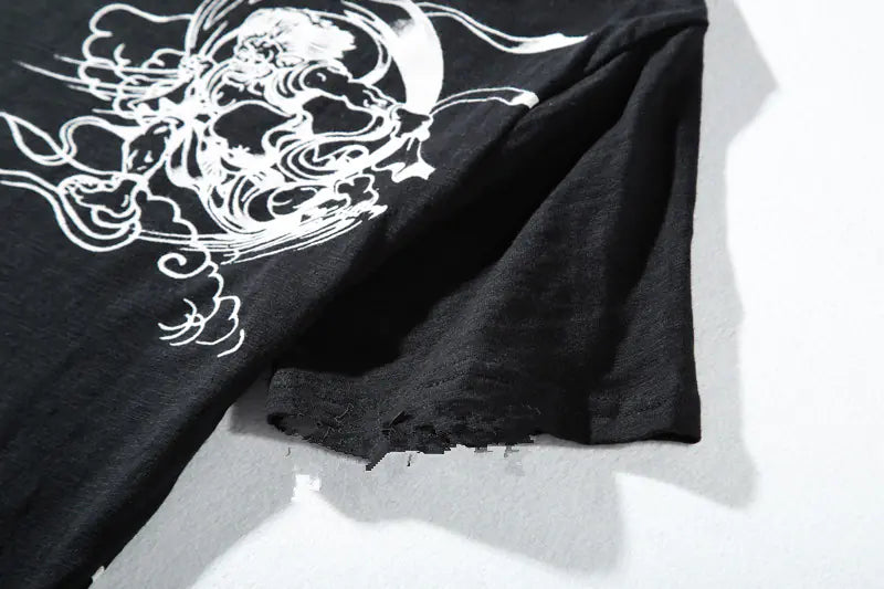 Embroidered Mythical Koi Tee