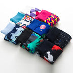 Modern Geometric Cotton Socks