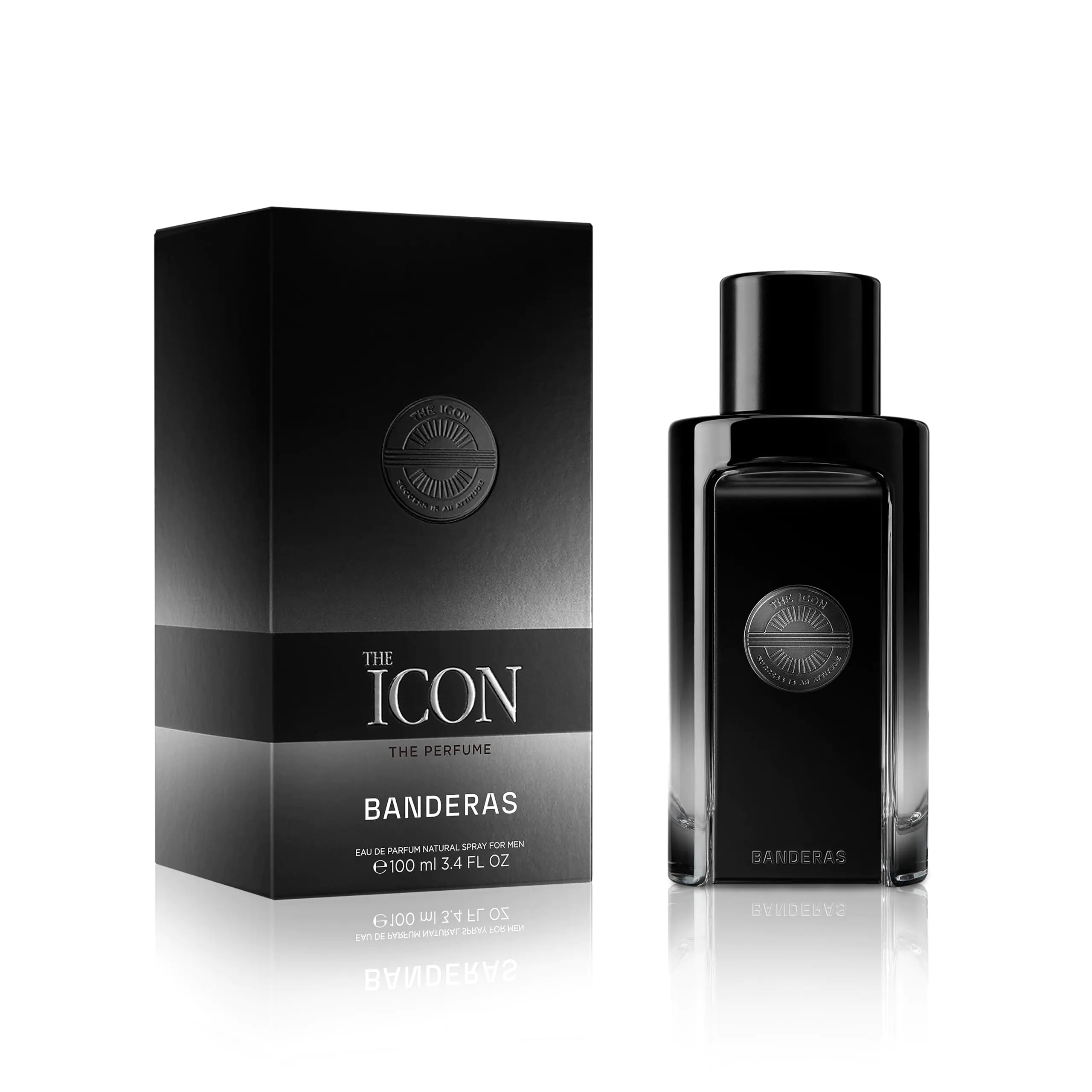 Banderas Iconic Essence - Woody Amber Men's Perfume - 3.4 Fl Oz