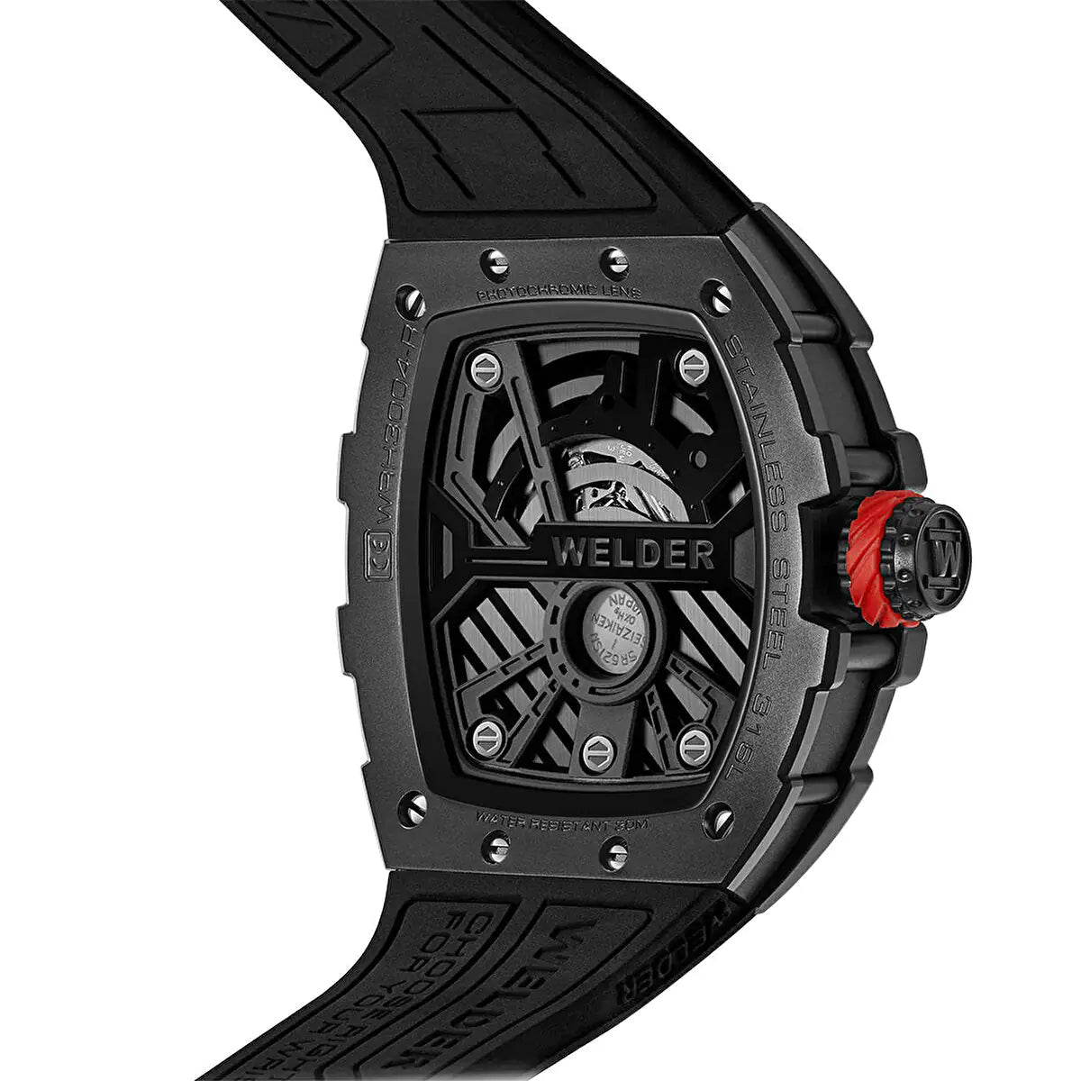 Welder Moody Black Sports Watch WRH3004-R