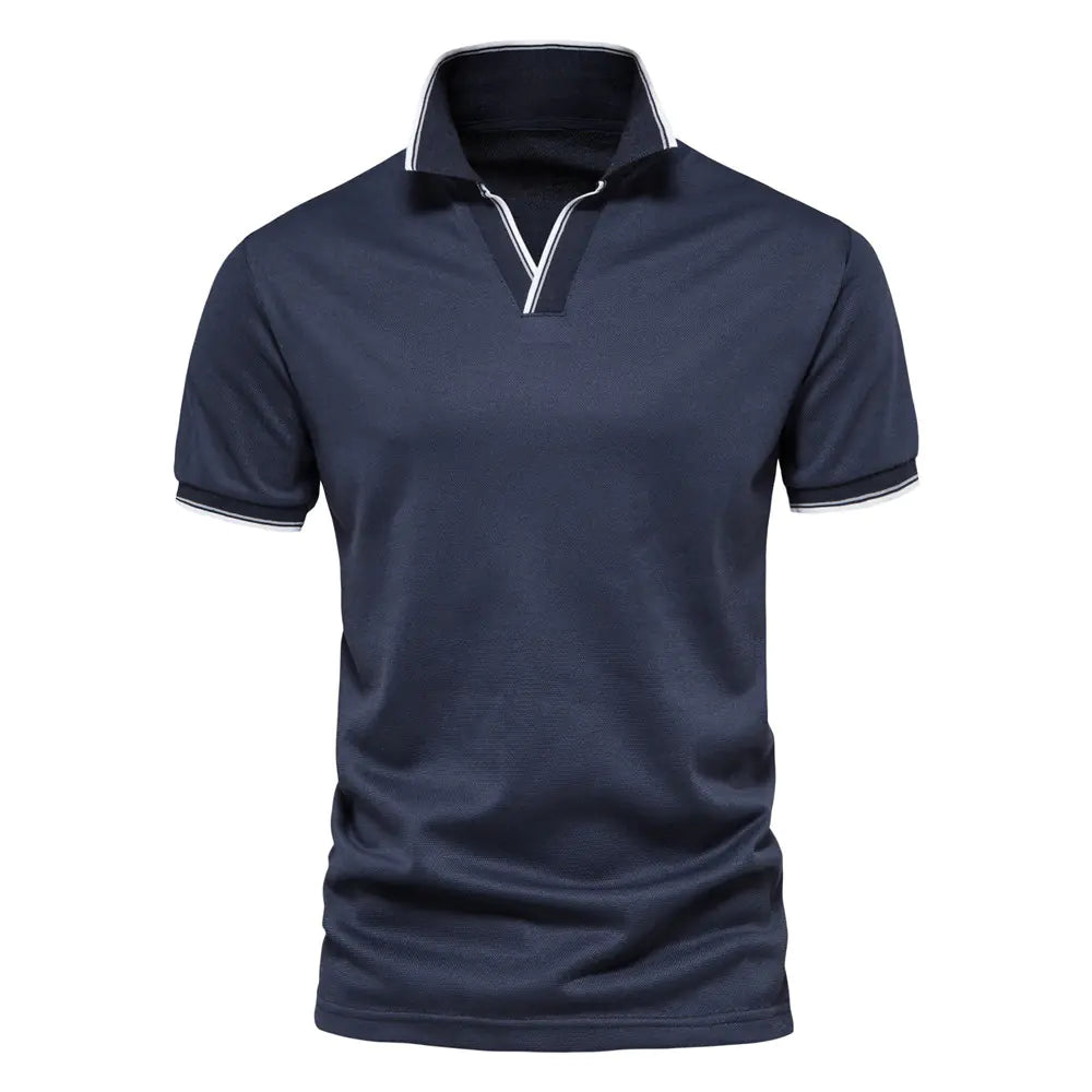 Summer V-Neck Men's Polo Essentials