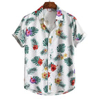 Men's Tropical Short Sleeve Oversized Shirts