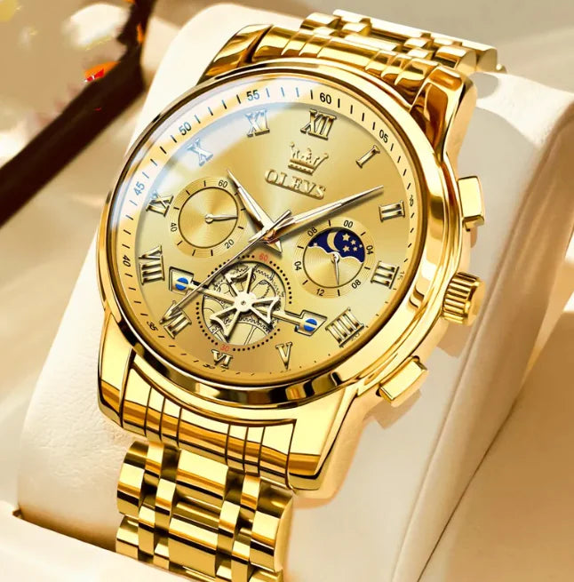 Luminous Men's Quartz Waterproof Watch