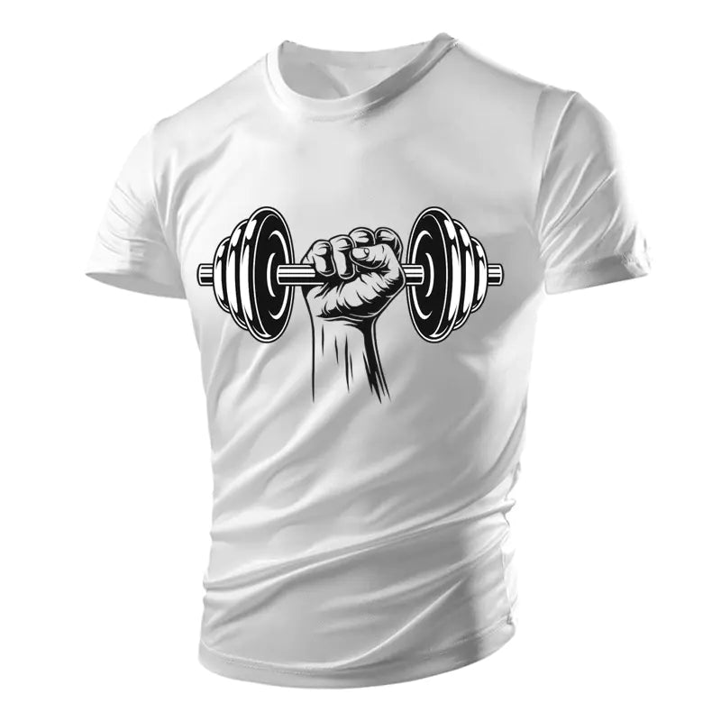3D Gym Print Men's Polyester Tee
