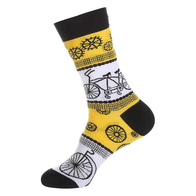 Chic Mid-Calf Jacquard Socks