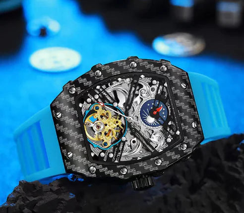 AquaGlow Men's Mechanical Watch
