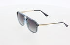 Hawk 2128 Blue Geometric Sunglasses