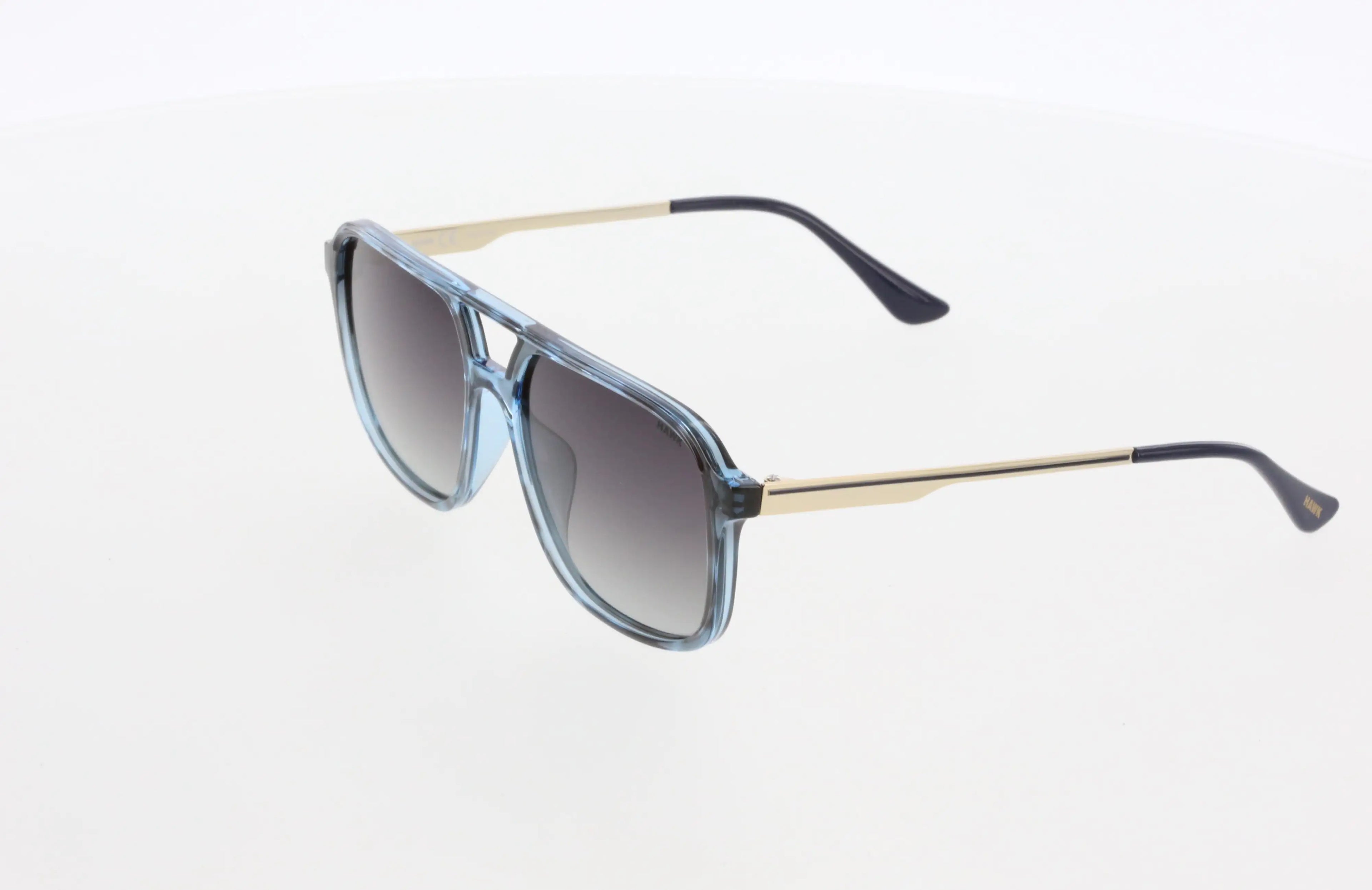 Hawk 2128 Blue Geometric Sunglasses