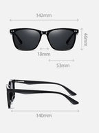 Polarized Square Sunglasses