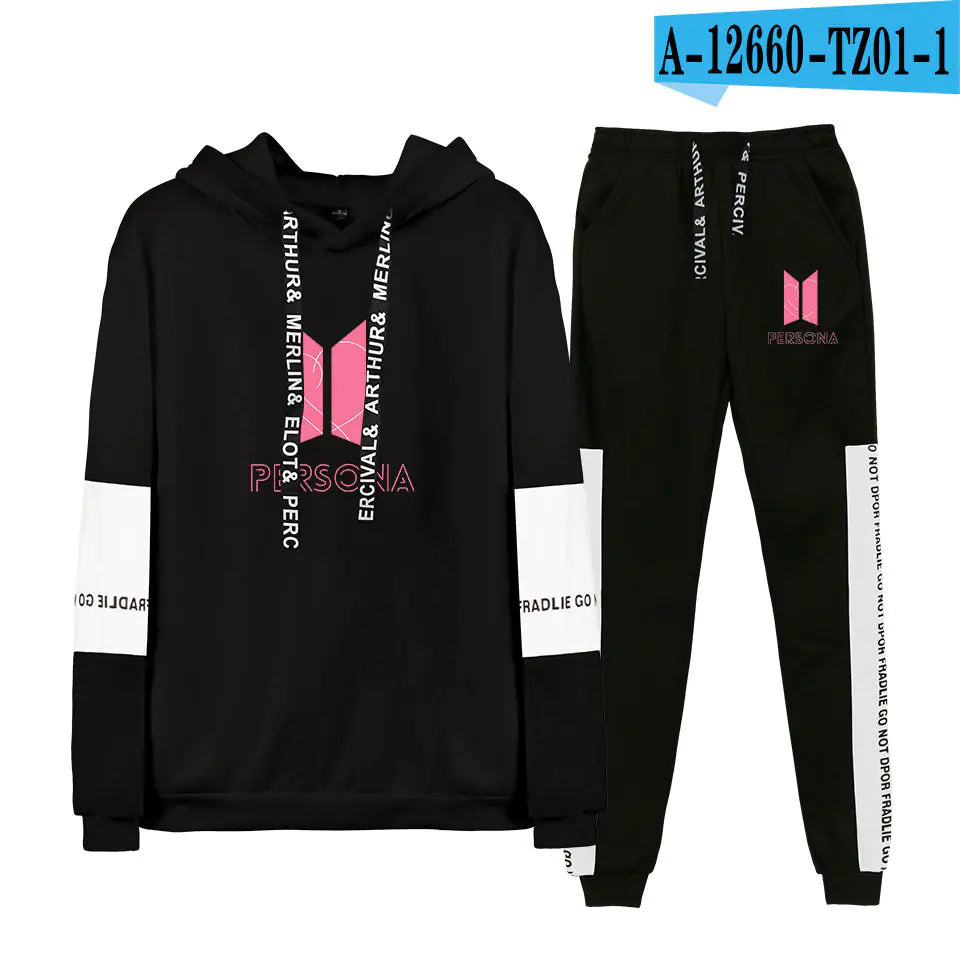 BTS Hoodie & Pants Set