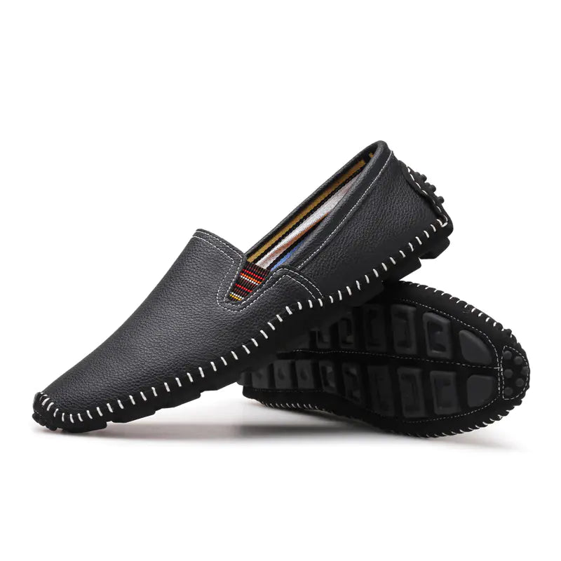 Premium Leather Loafers - Driving Edition
