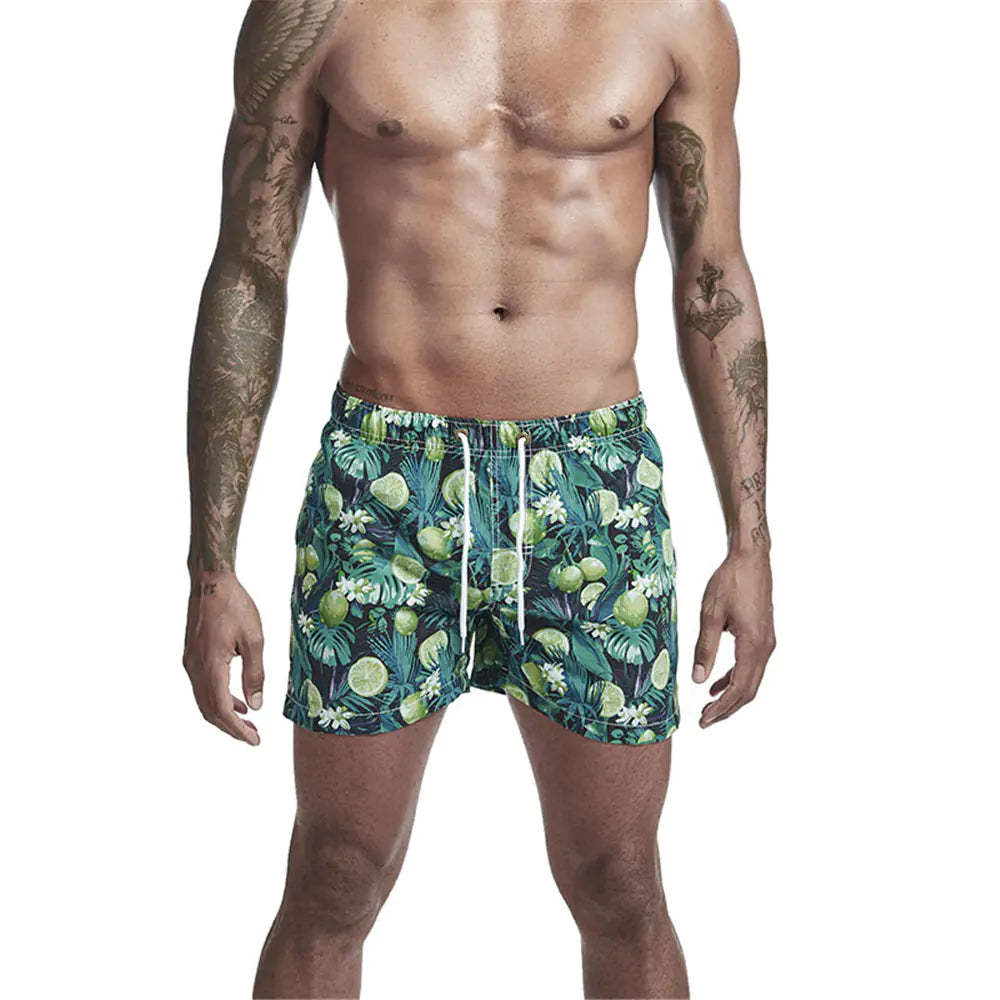 Men's Trendy Printed Swim Trunks
