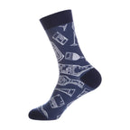 Chic Mid-Calf Jacquard Socks