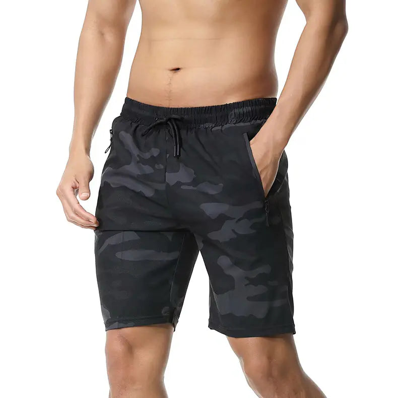 Men's Fast Dry Camo Sweat Shorts