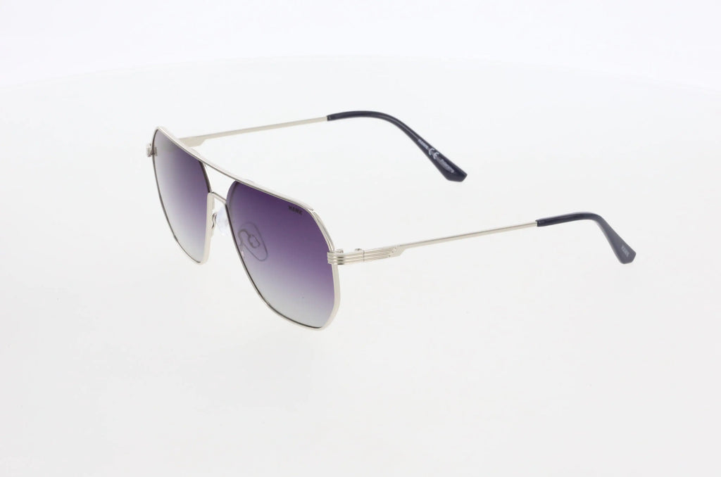 Hawk Silver Geometric Sunglasses 2131