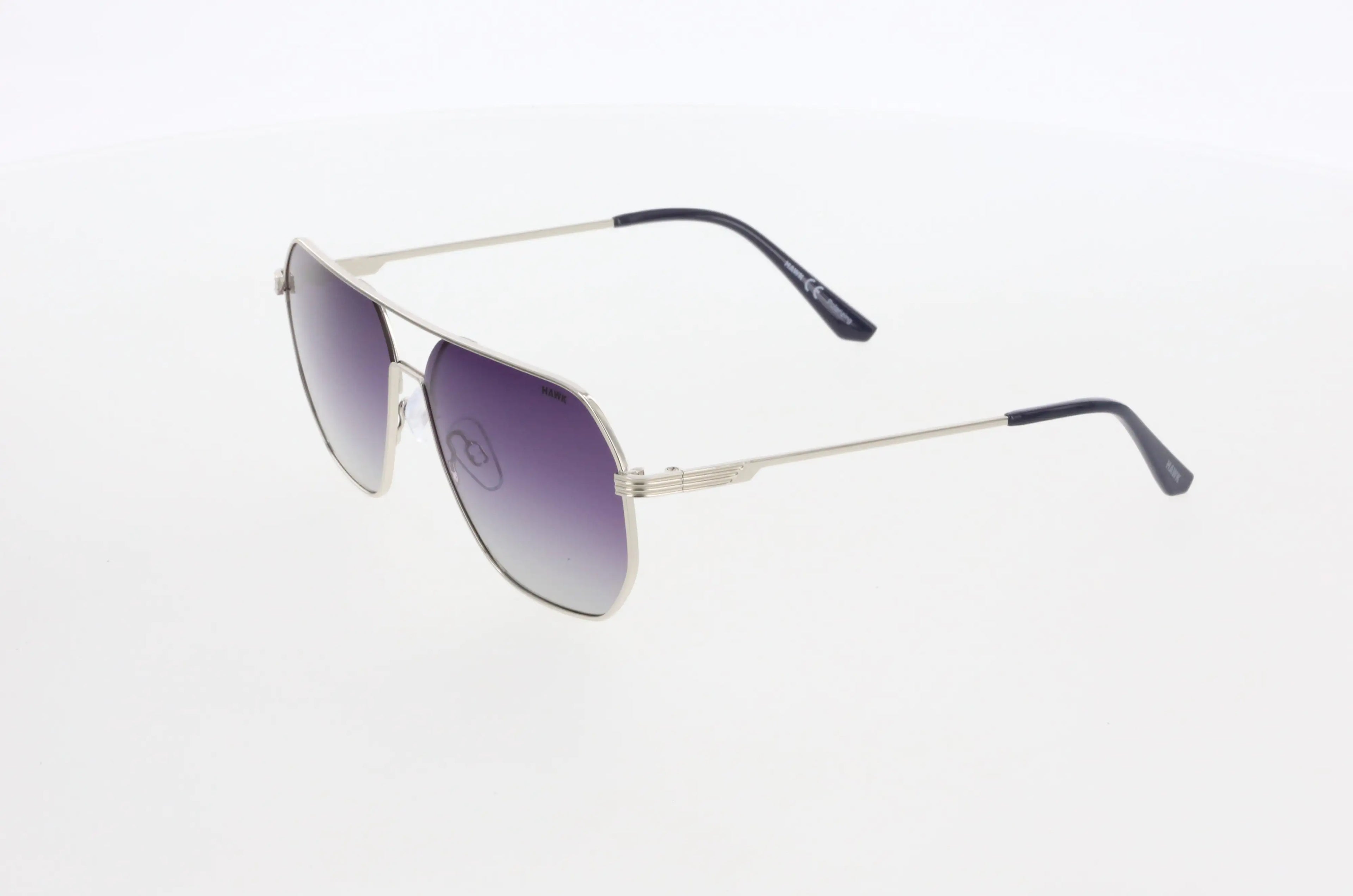 Hawk Silver Geometric Sunglasses 2131