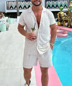 Cotton Polo and Shorts Set