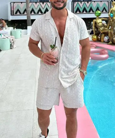 Cotton Polo and Shorts Set