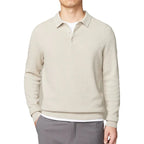 Men's Classic Cotton Knit Polo - Simple Elegance